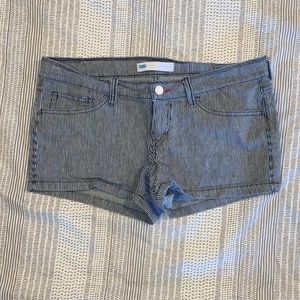 Levi's Striped Shorts
